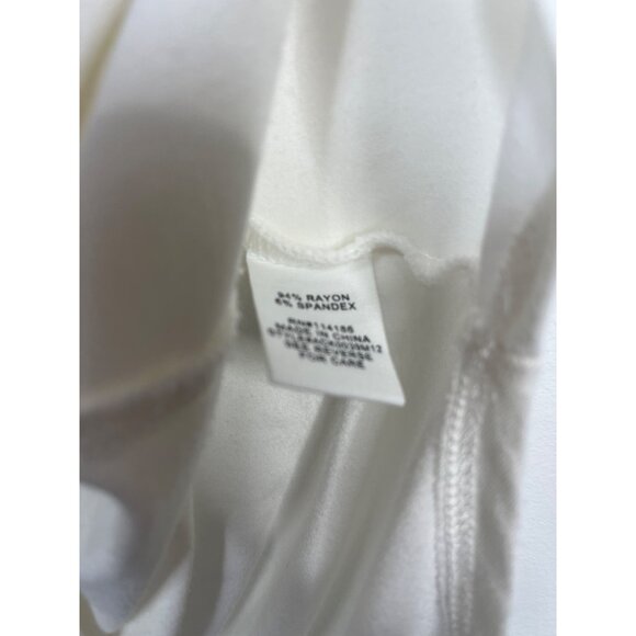Adyson Parker Top Womens Sz XS Sleeveless V Neck Tank White Stretch Casual Work - Picture 7 of 12
